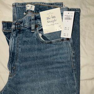 Abercrombie & Fitch Ultra High Rise 90s Straight